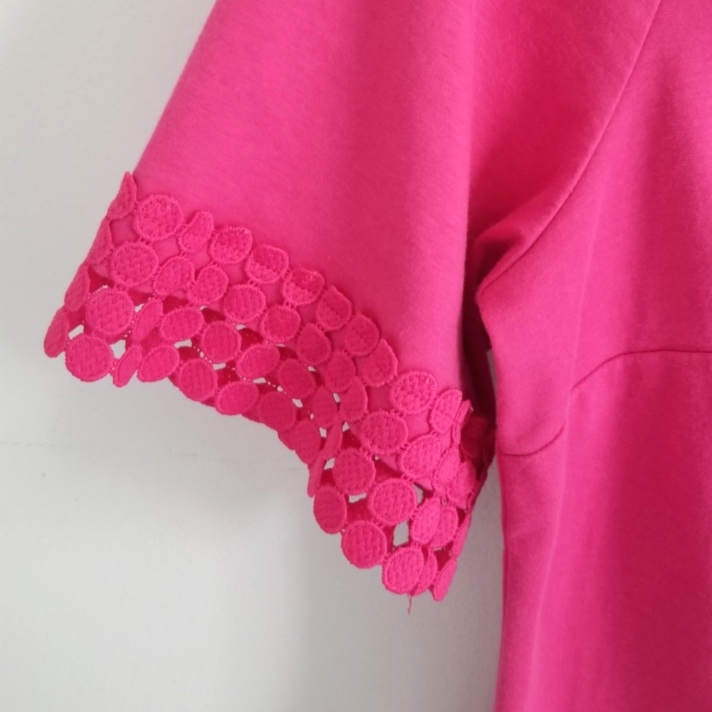 Talbots eyelet trim top - Picture 3 of 4